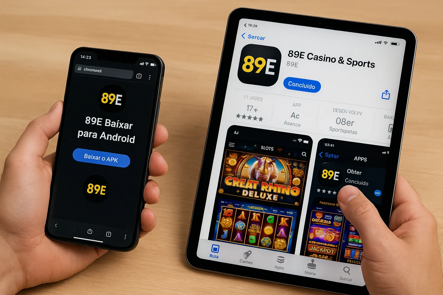 Baixar o 89E Cassino App