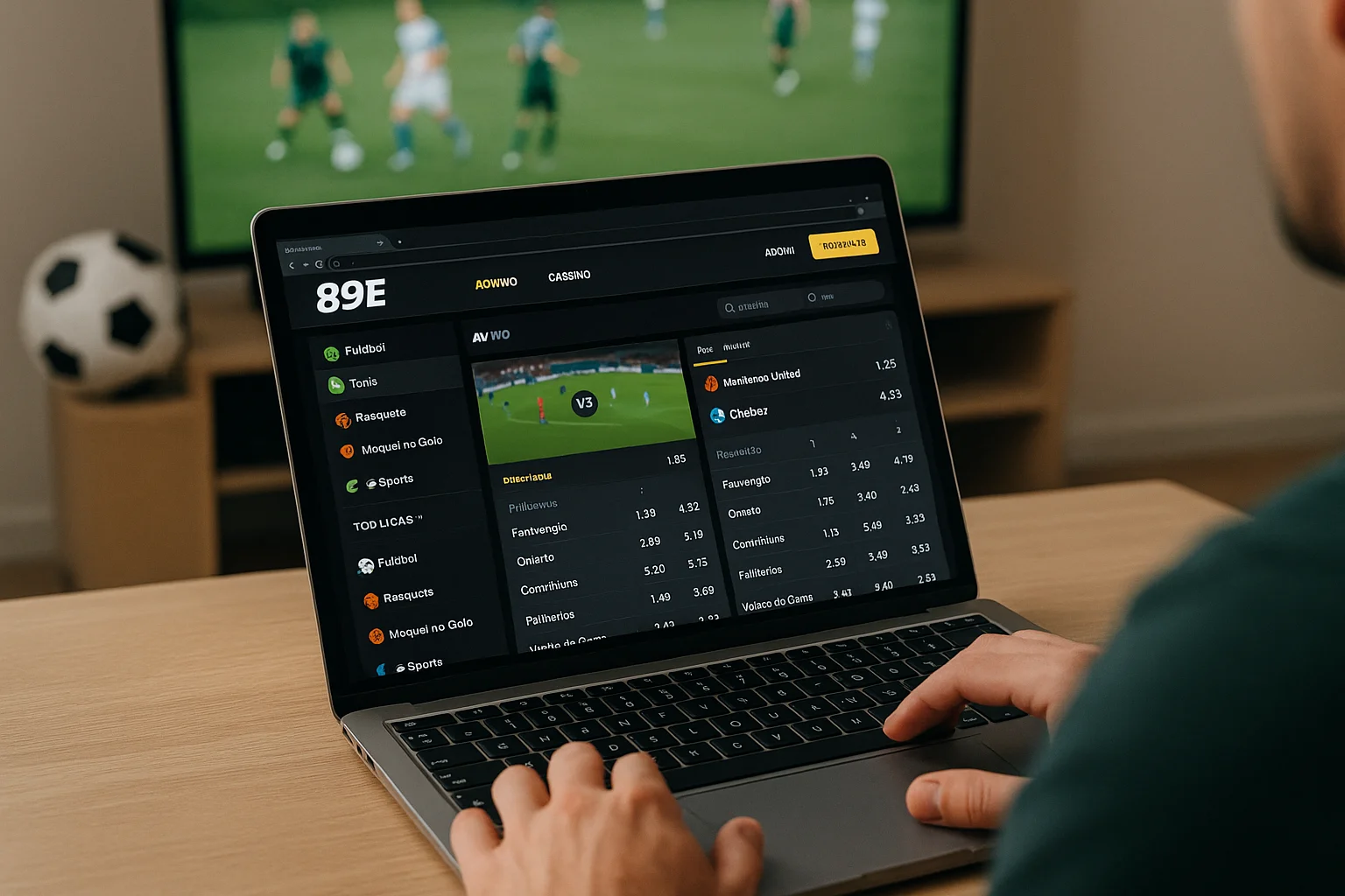 Aposte em apostas esportivas no cassino online 89E